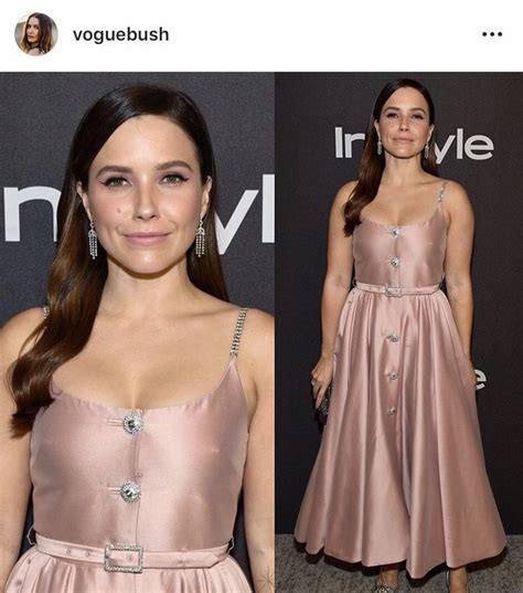 Sophia Bush The Instyle Golden Globes Party Backless Dress Formal