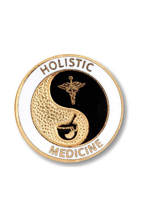 Prestige Medical Emblem Pin Holistic Medicine