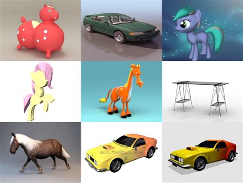Top 11 Pony 3d Models For Free Newest 2022 Open3dmodel