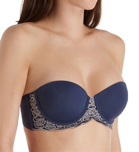 Maidenform Navygloss Combo Love The Lift Push Up Strapless Bra Us 40b