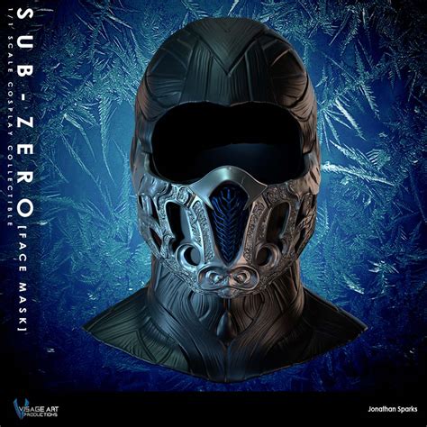 Sub Zero Cosplay Face Mask And Balaclava Hood Inspired By The 2021