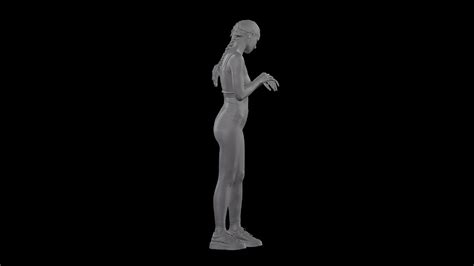 Raw Daily Pose Scan 3d Model Flippednormals