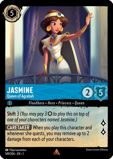 Jasmine Queen Of Agrabah The First Chapter Disney Lorcana