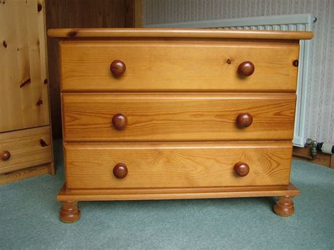 Solid Pine 3 Drawer Chest Of Drawers In Oldmeldrum Aberdeenshire