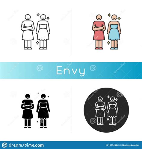 Envy Icon Stock Vector Illustration Of Feeling Clip 189949443