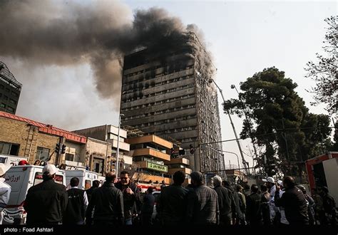 electrical malfunction caused fire in tehran high rise official society culture news tasnim