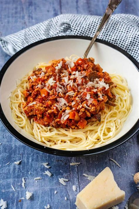 Easy Turkey Bolognese Hungry Healthy Happy