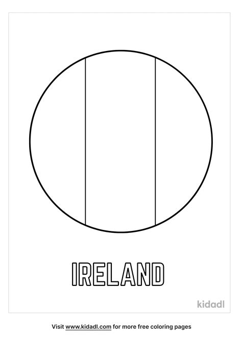 Free Irish Flag Coloring Page Coloring Page Printables Kidadl