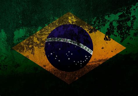Bandeira Do Brasil Papel De Parede