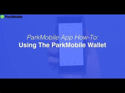 With parkmobile's mobile app, starting your parking transaction takes just a few seconds. ParkMobile App: How To Use The ParkMobile Wallet - YouTube
