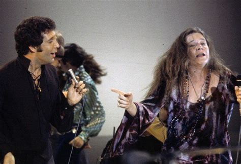 Janis And Tom Jones 1969 Janis Joplin Celebs Concert