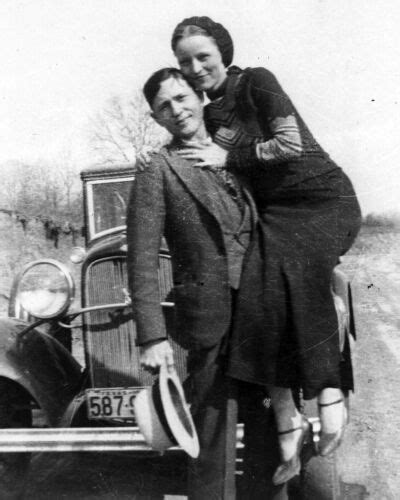 New 11x14 Photo Bonnie Parker And Clyde Barrow Infamous Depression