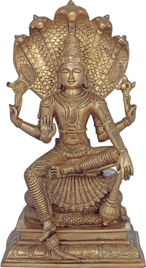 Lord Vishnu Seated On Sheshanaga Vishnu Lord Vishnu Buddha Sculpture