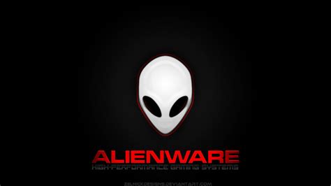 Alienware Wallpaper V1 Red By Zelnickdesigns On Deviantart