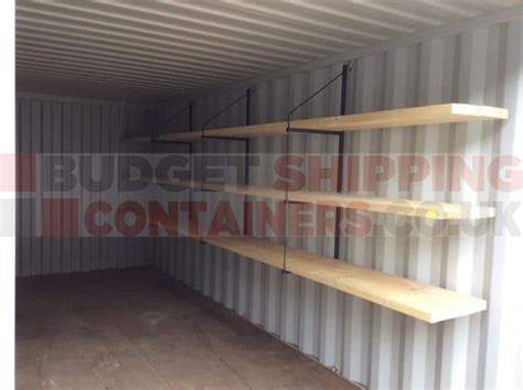 Shelf Brackets And Pipe Racks For Your Shipping Container