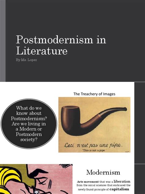 Postmodern Literature Postmodernism 16 Views