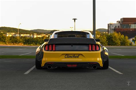 Ford Mustang Clinched Widebody Kit On Behance Ford Mustang
