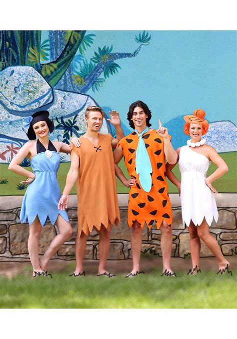 Adult Barney Rubble Costume Adult The Flintstones Costumes