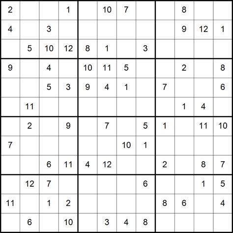 Click the grid to download a printable version of the puzzle. Sudoku Printables 16×16 | Sudoku Printable