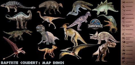 Jurassic World 2015 Jurassic Park 4 Dinosaurs List Accor