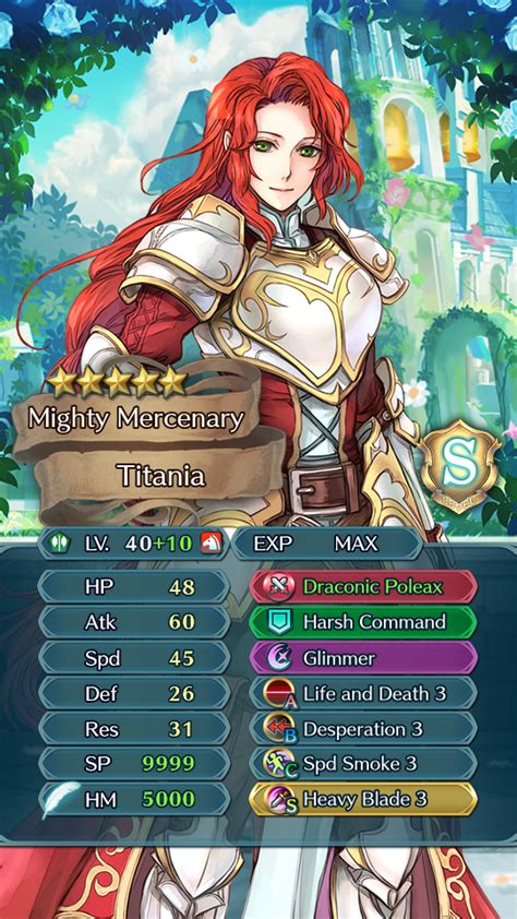 What Do You Guys Think About This Titania Fire Emblem Heroes Wiki