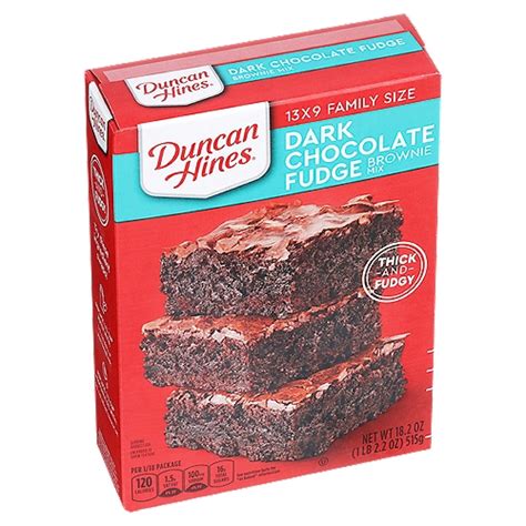 Duncan Hines Dark Chocolate Fudge Brownie Mix
