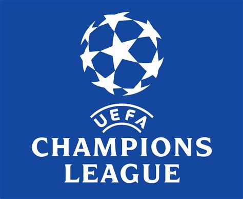 Champions League Logo Symbol White Design Football Vector European