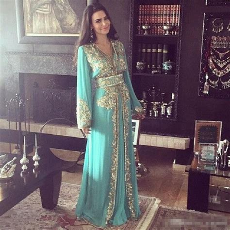 Dubai Long Sleeve Muslim Mother Of The Bride Dresses Evening Dresses Elegant Chiffon Arabic