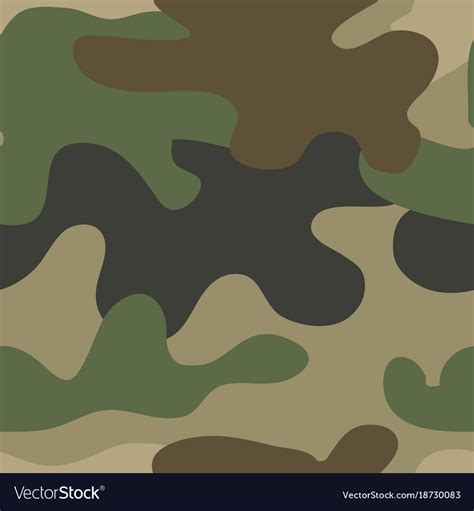 Army Camouflage Pattern Vector Army Military