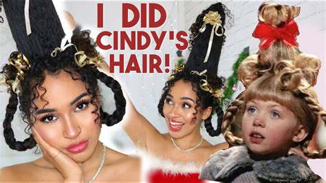 Cindy Lou Who Hair Tutorial