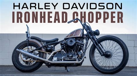 Custom Harley Davidson Ironhead Hard Tail Chopper Purpose Built Moto