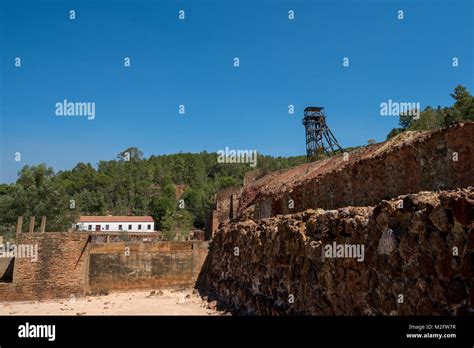 Shafthead Frame At Peña De Hierro Mine In Riotinto Huelva Province