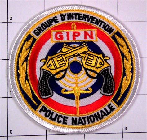 france police gipn groupe intervention police nationale swat color ecusson patch