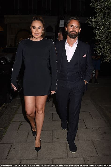 Tamara Ecclestone Flaunts Her Legs In A Jumper Dress For Romantic Night Out With Husband Jay