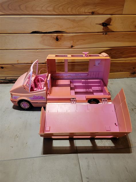 Barbie Vintage Mattel Magical Motor Home Camper Pink Van Etsy