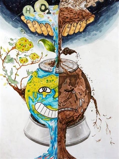 World water day illustrations and clipart (6,622). Pin by Nezahat Kalkan on KONULU RESİMLER | Earth drawings ...