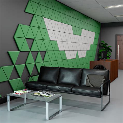 Acoustic Triangle Wall Panels Virage Acoustic Panelling For Offices