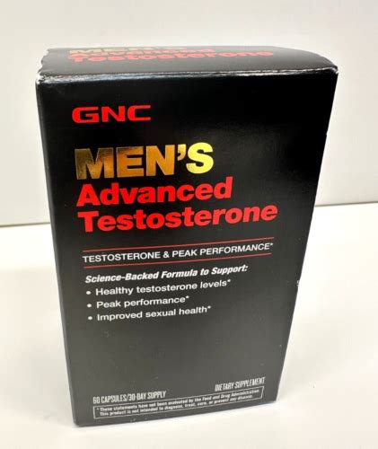 Gnc Mens Advanced Testosterone Supports Healthy Testosterone Level 60