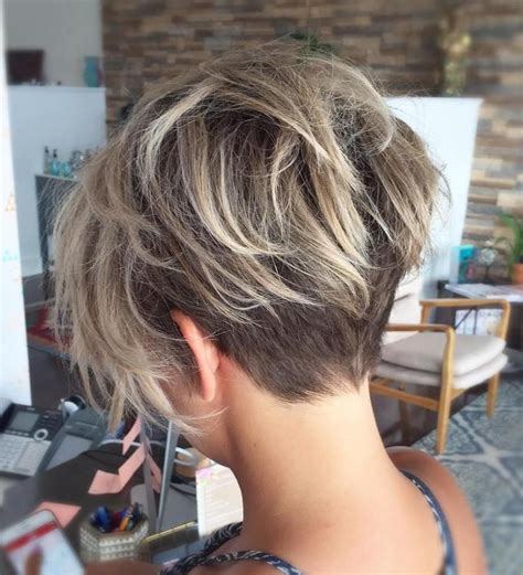 Undercut Fine Hair Pixie With Blonde Balayage Short Hairstyles Fine Best Short Haircuts
