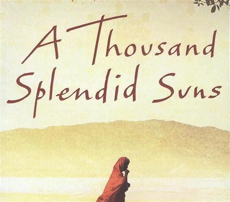 Reflections Book Review A Thousand Splendid Suns