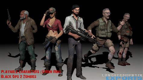 Black Ops 2 Zm New Characters From Green Run By Jacob Lhh3 On