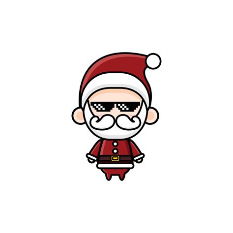 Cute Cartoon Santa Claus Chibi 4775322 Vector Art At Vecteezy