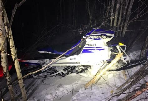 Spencer Man Killed When Snowmobile Crashes Into Trees In Maine