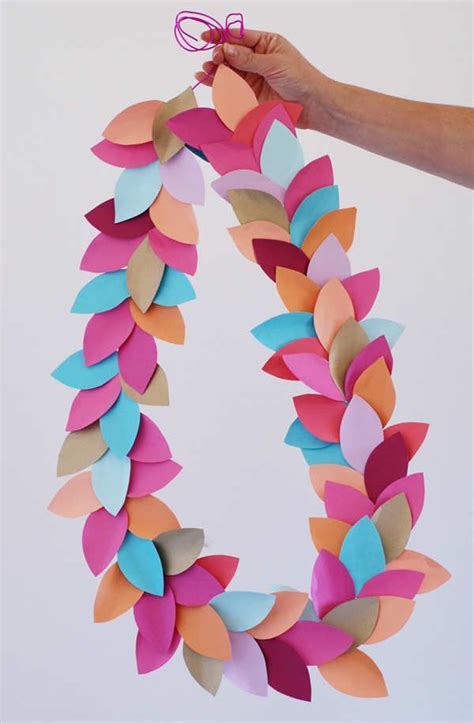 10 Diy Garlands Tinyme Blog Paper Party Decorations Paper Garland
