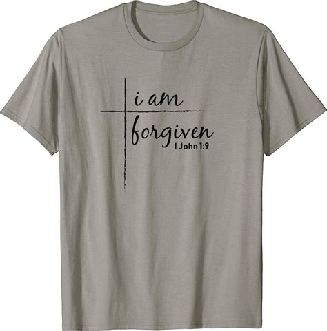Awesome Forgiven Cross I Am Forgiven Tshirt Christian Tee