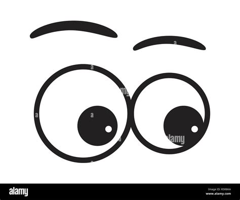Cartoon Eyes Vector Symbol Icon Design Stock Photo Alamy
