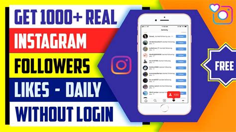 Get 1000 Instagram Real Followers Likes Daily 2020 Increase Real
