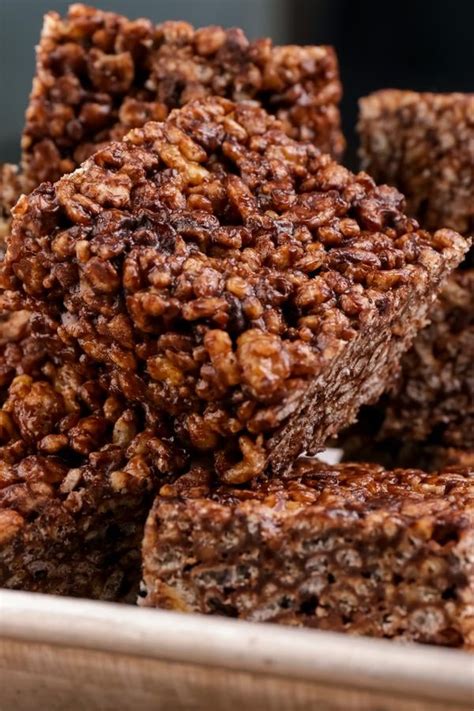 Gluten Free Chocolate Peanut Butter Rice Krispies Cereal Bars Recipe