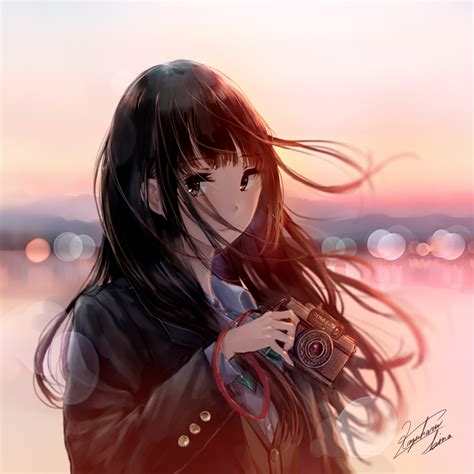 Anime Picture Original Kazuharu Kina Long Hair Single
