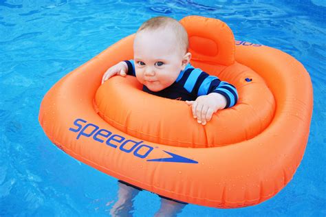 Baby In The Swim Seat Free Stock Photo Public Domain Pictures
